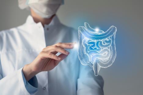 Doktor i hologramski prikaz creva