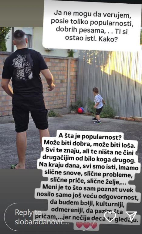 Sloba Radanović sa sinom