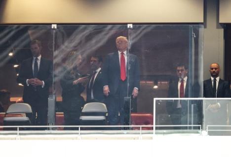 Donald Tramp na komemoraciji Čarliju Kirku