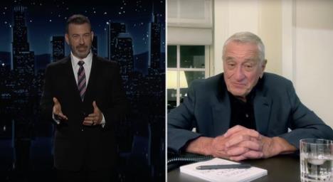 Robert De Niro se uključio u povratničku emisiju Džimija Kimela nakon otkazivanja zbog komentara o Kirku