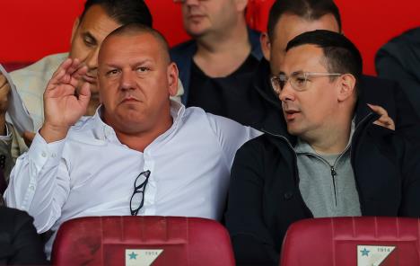 Darko Jevtić i Marko Vujin na utakmici FK Vojvodina