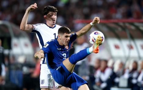 Kosta Nedeljković na utakmici Srbije i Engleske