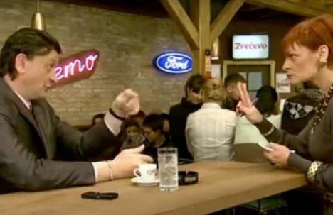 Žan Marolt i Tatjana Šojić u seriji Lud zbunjen normalan