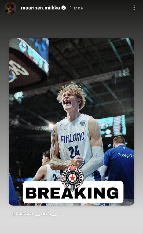 Mika Murinen Partizan