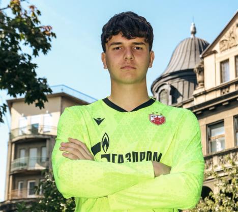 Savo Radanović, mladi golman Crvene zvezde