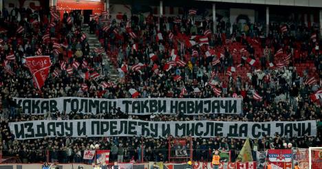 Delije transparent Vladimir Stojković