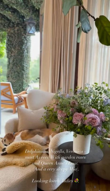 Megan Markl dnevna soba i ćebe od 200.000 dinara