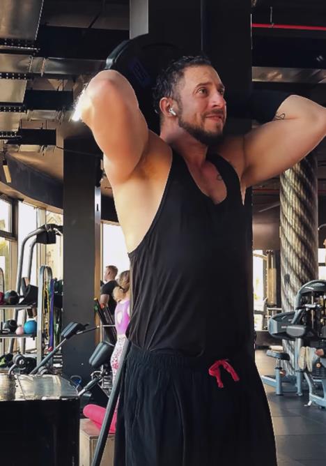 Ljubomir Ristić u teretani