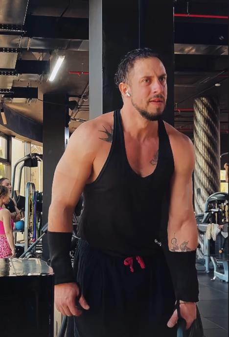 Ljubomir Ristić vežba