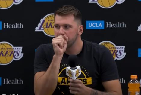 Dončić se smrzaovao pred novinarima