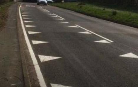 Zmajevi zubi su optička iluzija za bezbednost u saobraćaju