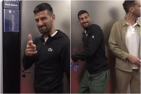 Đoković zaključan ispred svlačionice