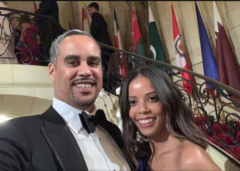 Džoel Dejvid Makonen Haili Selasije i Arijana Ostin na svečanosti.jpg