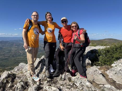 Nikola, Sandra i Jakša na vrhu Tupižnice