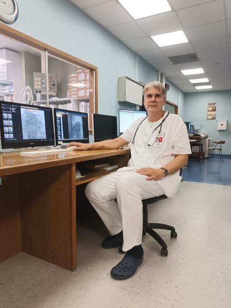 potpukovnik dr Predrag Đurić, kardiolog i načelnik sa Vojnomedicinske akademije
