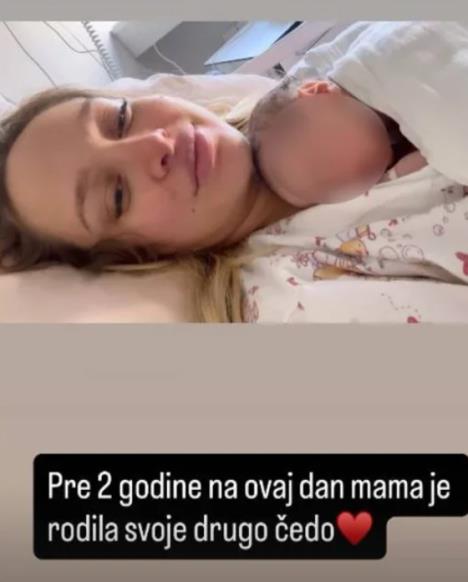 "NA SVET NAM JE DOŠAO ANĐEO" Luna Đogani nikad srećnija, oglasila se i podelila emotivnu fotku: Rodila mama drugo svoje čedo