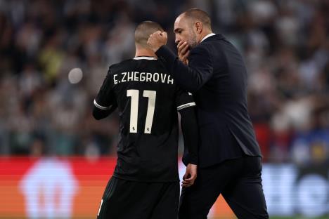 Edon Žegrova i Igor Tudor se raspravljaju posle utakmice