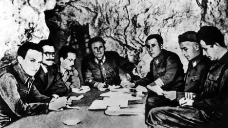 Aleksandar Leka Ranković, Josip Broz Tito, Edvard Kardelj i Milovan Đilas