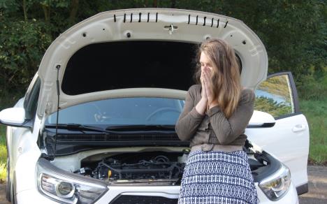 kvar na kolima/ilustracija