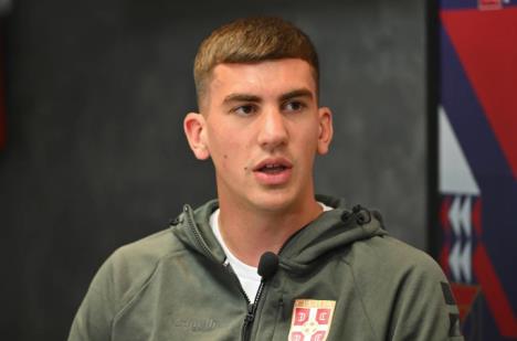 Veljko Milosavljević kao reprezentativac Srbije