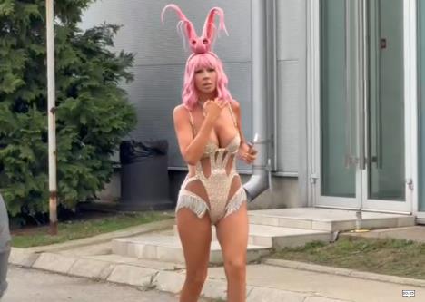 Jelena Karleuša na snimanju Zvezde Granda