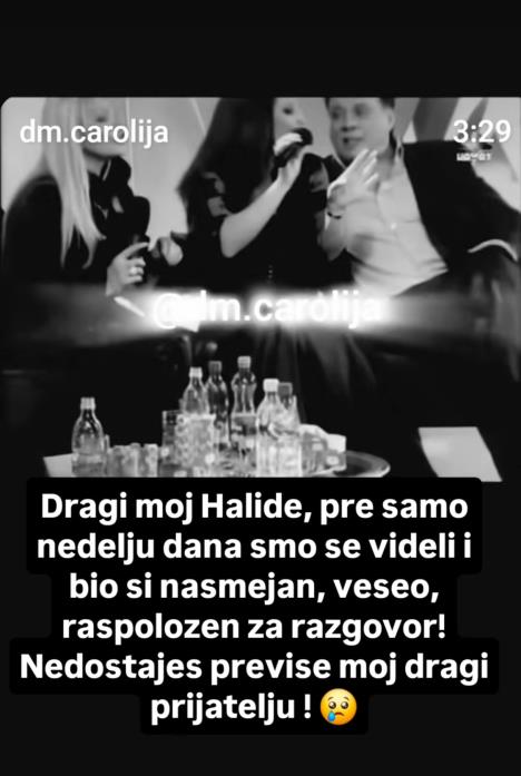 Dragana Mirković se oprostila od Halida