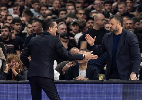 Sferopulos i Drčelić na utakmici Crvene zvezde