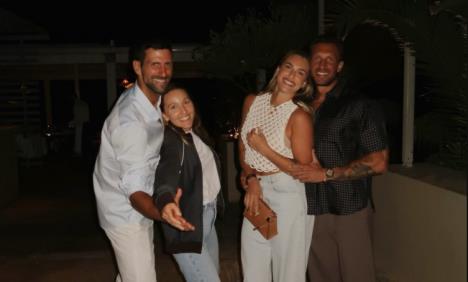 Novak Đoković sa Jelenom i Arina Sabalenka sa partnerom tokom odmora u Grčkoj