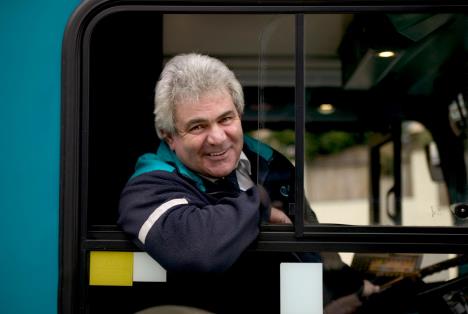 vozač autobusa/ilustracija