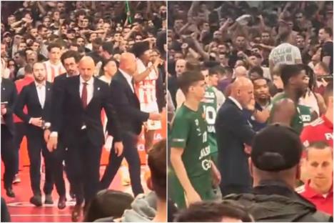 Saša Obradović na kraju utakmice protiv Žalgirisa