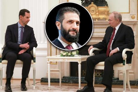 Vladimir Putin, Ahmad al Šara i Bašar al Asad