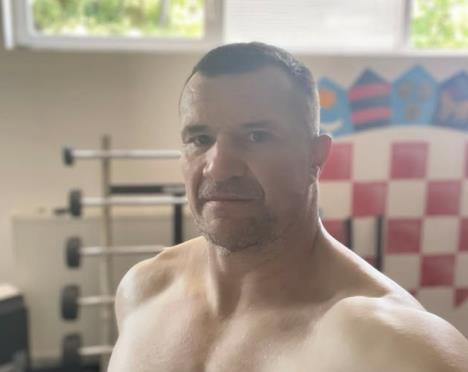 Mirko Filipović u svojoj teretani