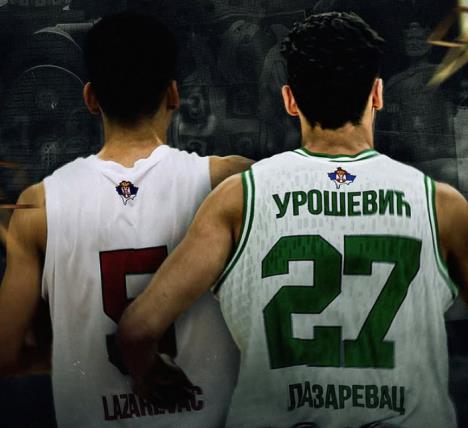 Kosovo i Metohija u bojama srpske zastave na dresovima KK Kolubara Lazarevac