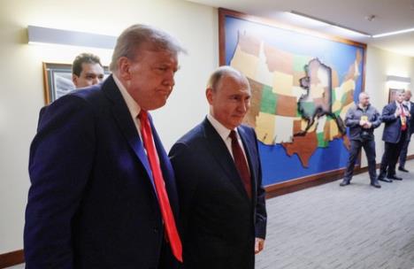 Donald Tramp Vladimir Putin Aljaska