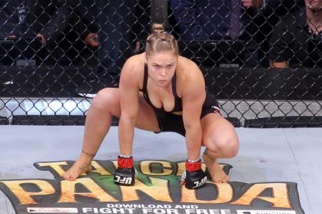 Ronda Rauzi tokom MMA karijere