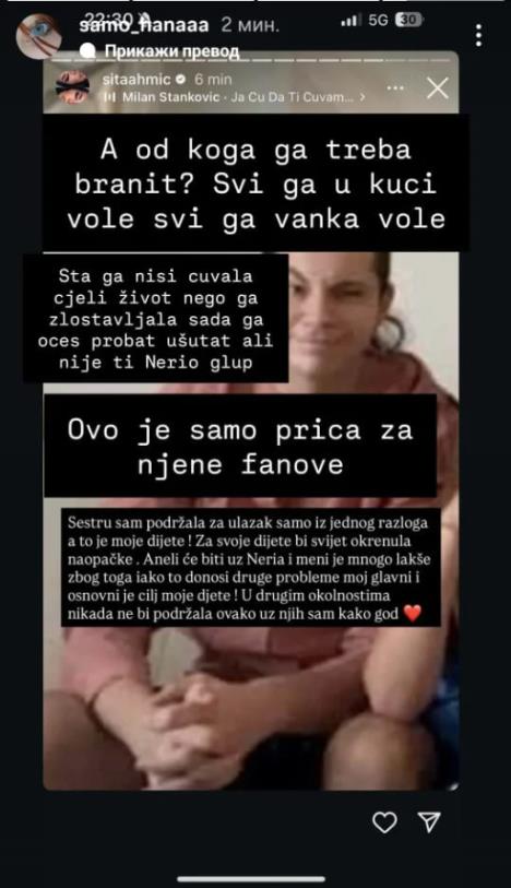 Hana se obratila Siti Ahmić