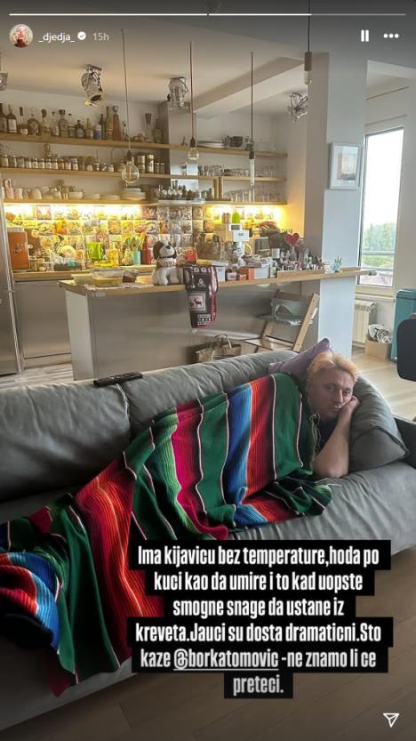 Andrija Milošević ima grip