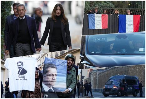 Bivši predsednik Francuske Nikola Sarkozi u pratnji supruge stigao na odsluženje zatvorske kazne