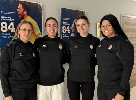 Gordana Petković (prva zdesna) sa koleginicama iz reprezentacije