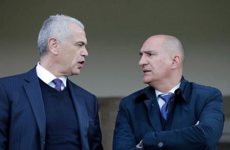 Zvezdan Terzić i Mitar Mrkela, čelnici FK Crvena zvezda