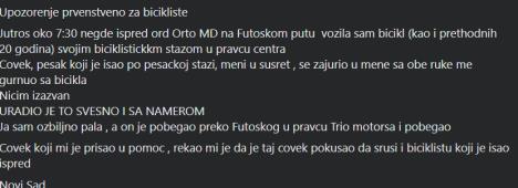 Muškarac gura ženu sa bicikla