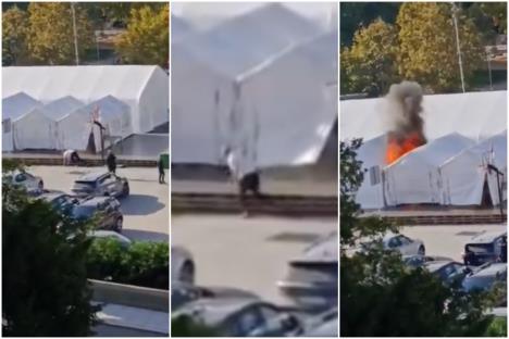 požar šator skupština Srbije