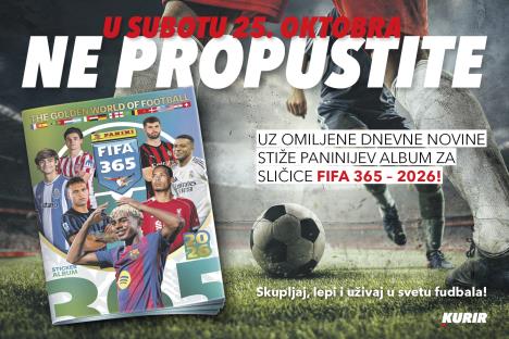 Kurir album za sličice FIFA 365