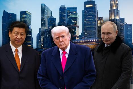Singapur Donald Tramp Vladimir Putin SI Đingping