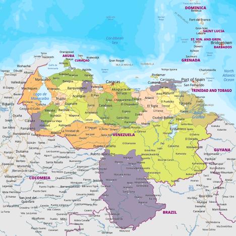 Venecuela mapa