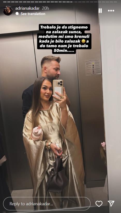 Savo Džehverović i Adriana Kadar uživaju u zalasku sunca u pustinji