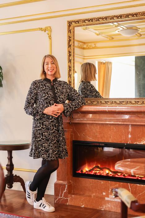 Spisateljica Dženi Kolgan u hotelu Moskva Beogradu