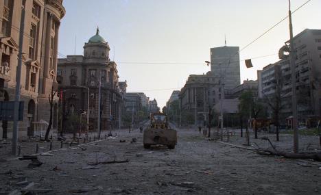 Beograd u toku bombardovanja 1999. godine