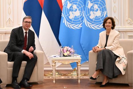 Aleksandar Vučić i Odri Azule