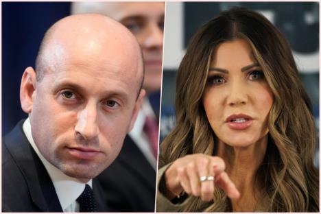 Stiven Miler Kristi Noem